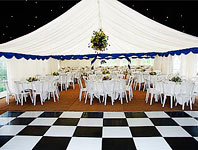 Classic marquee decoration