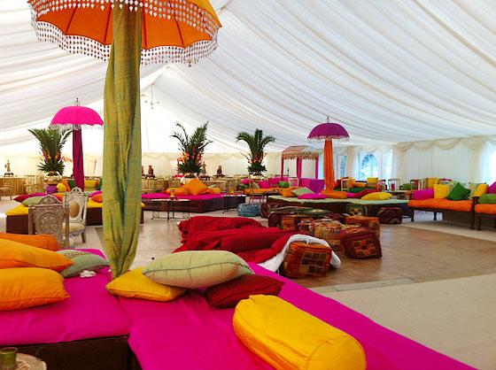 Indian marquee hire example