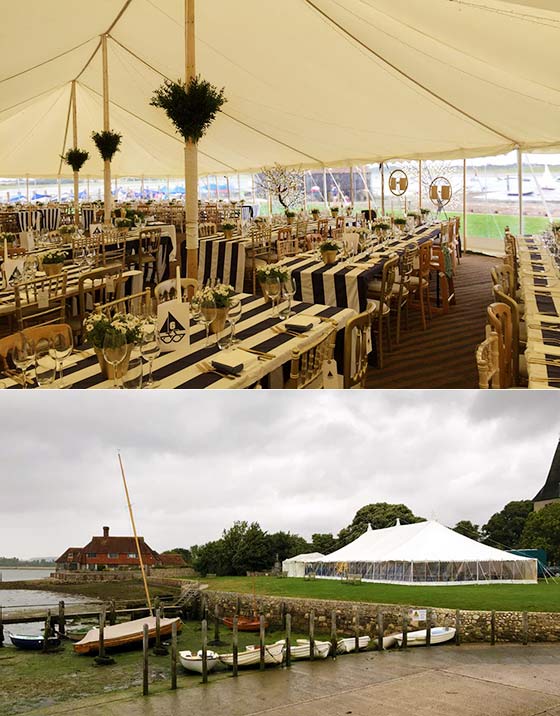 Traditional wedding tent Airy and pretty this tent is traditionally 