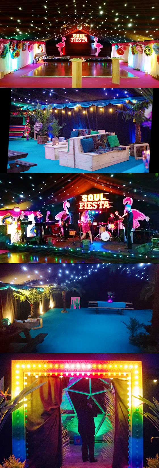 Quirky marquee party