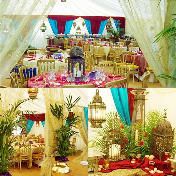 Moroccan tent decoration
