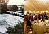 Marquee in the snow