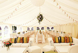 Sofas in chill out area