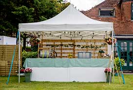 Client's gazebo as a bar