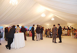 Informal dining marquee