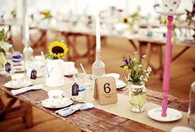 Vintage table decoration