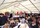 Marquee for a boxing event