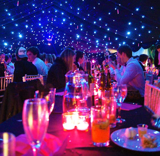 Eighteenth birthday marquee