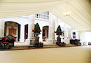 Marquee with venue features inside