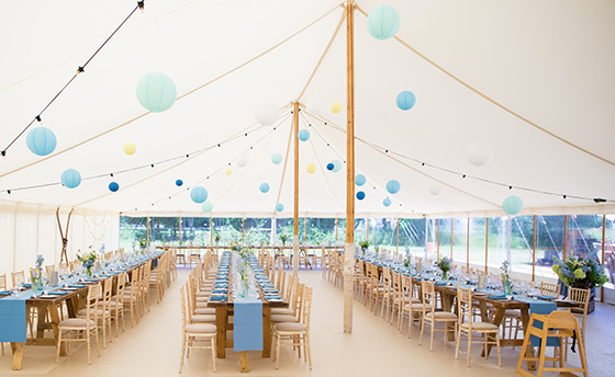 Classic summer marquee
