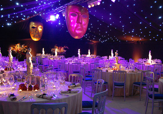 Venice themed marquee hire